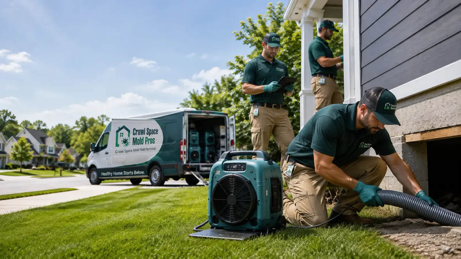 Crawl Space Mold Removal in Gardiner, OR